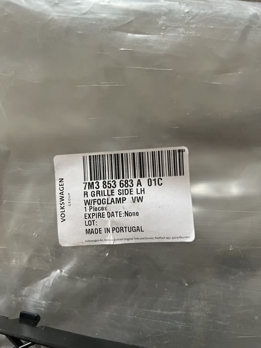 Grila bara partea stanga noua originala Vw Sharan 7M 2000-2010