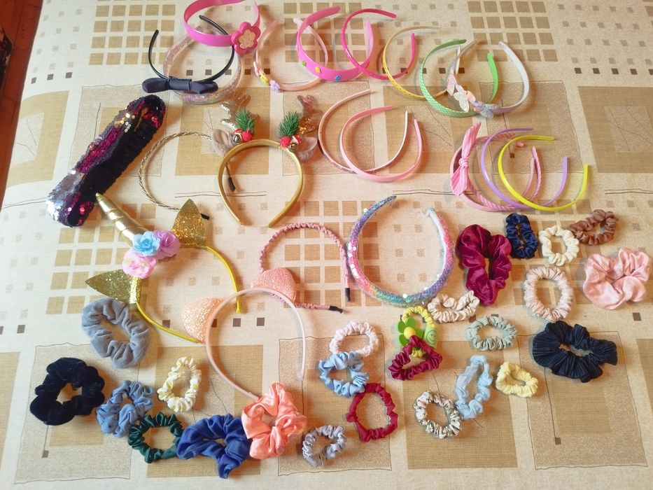 Лотове аксесоари за коса за момиче