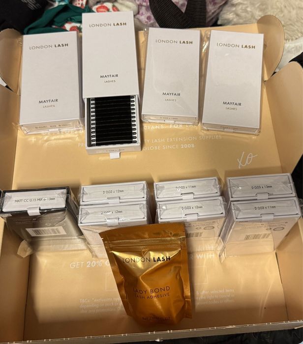 Cutii cu Gene Fir cu fir London Lash