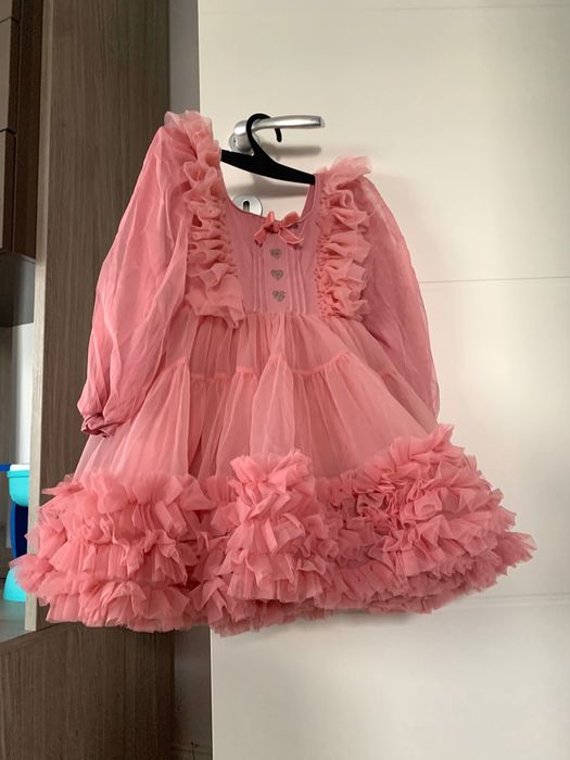 Superba rochie fetița noua m100/110