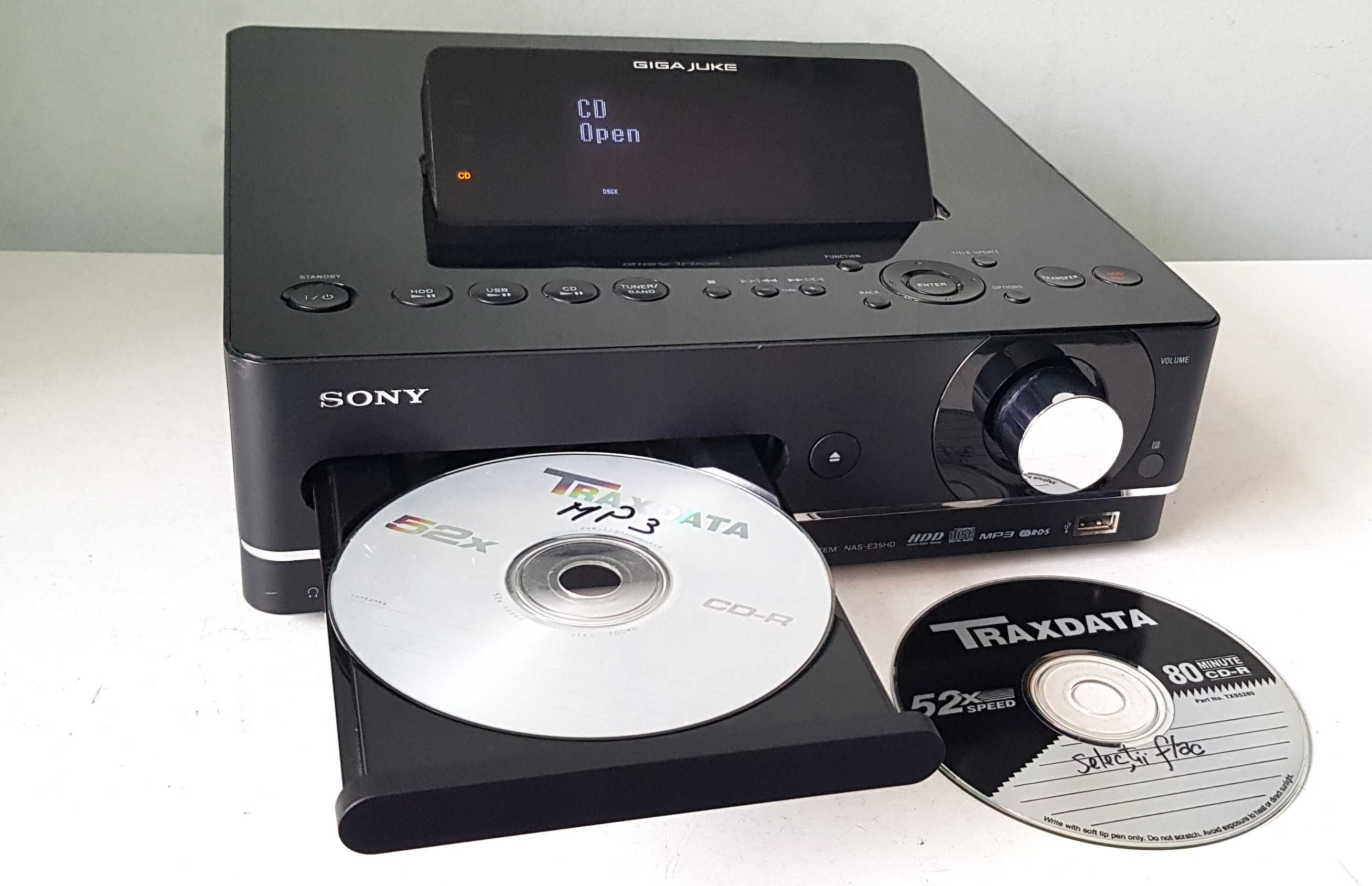 SONY NAS E35HD Giga Juke HDD recorder sistem muzica arta colectie