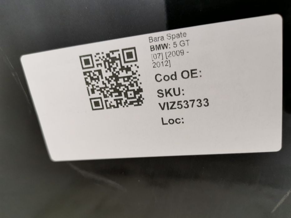 Задна броня BMW 5 GT / BMW 5 GT Оригинална, в добро състояние
