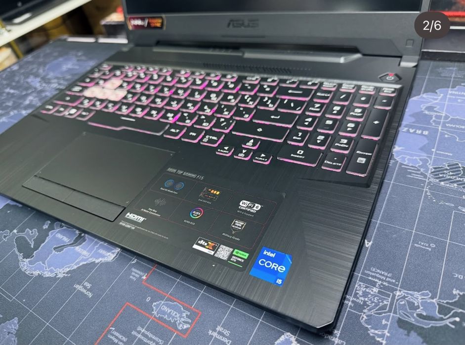 Игровой Asus TUF Gaming F15 Core i5-11400H/16Gb/SSD512Gb/RTX2050