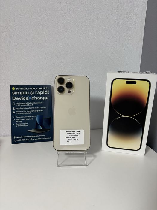 iPhone 14 Pro Max 256gb 88% Baterie* Garantie *Buy Back *deviceXchange