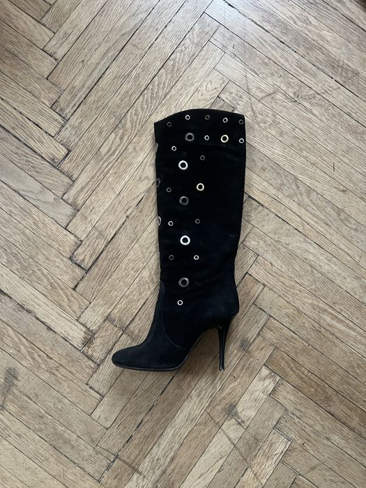 Cizme piele intoarsa Musette noi