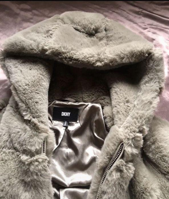 DKNY teddy coat оригинално