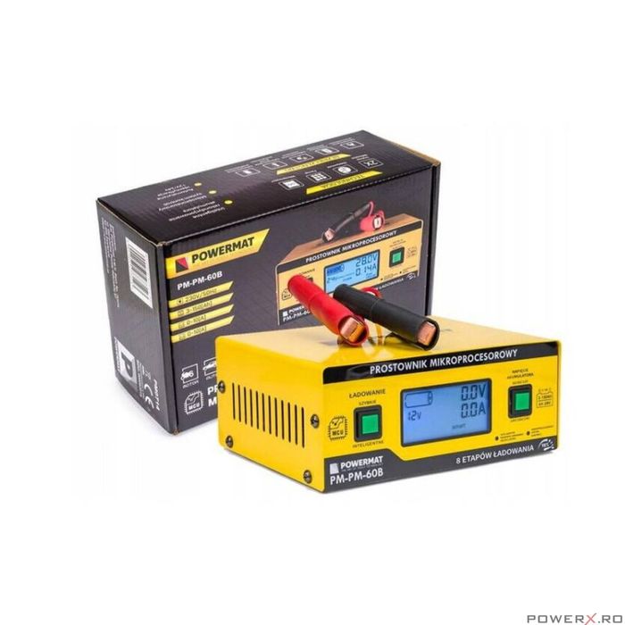 Redresor cu microprocesor 60B Baterie 6V-12V, Powermat