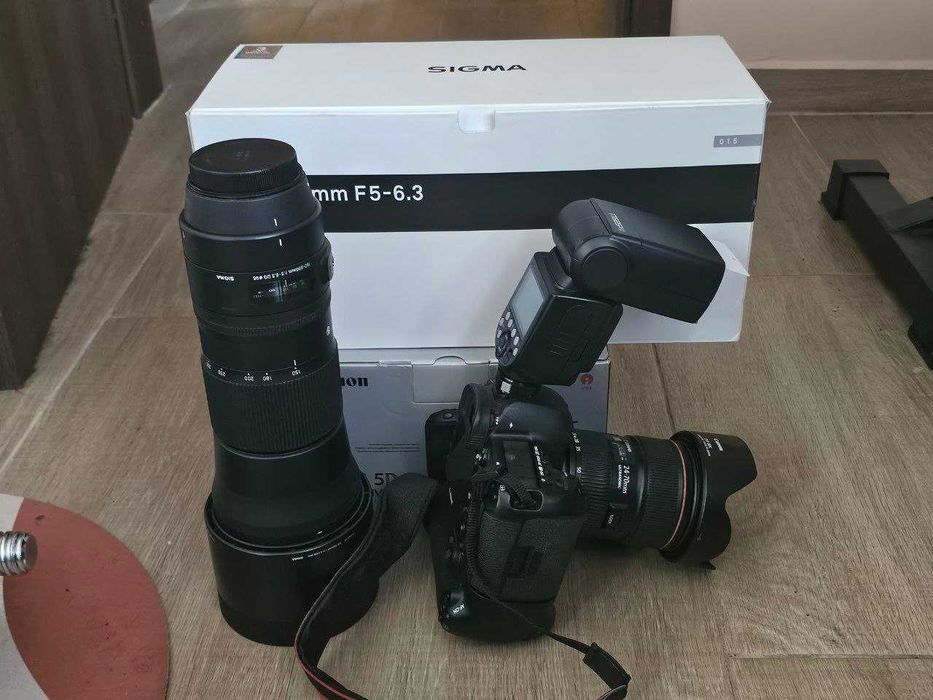 Sigma 150-600mm/5.0-6.3 DG OS HSM Contemporary за Canon + Sigma dock