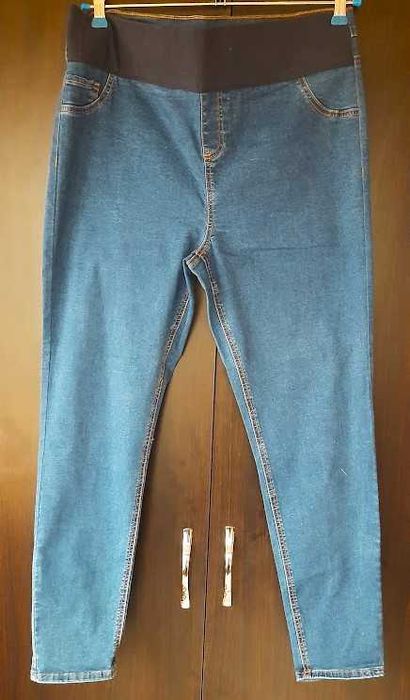 Blugi damă albaștri anko maternity