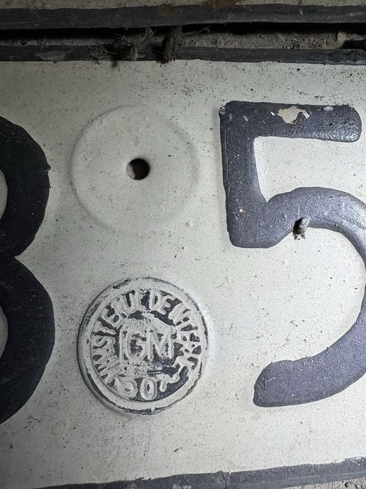 Placute numere inmatriculare vechi comunism