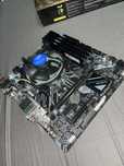 placă de bază Gigabyte ,processor i5 9400F ,32gb ram ddr4 HyperX Fury