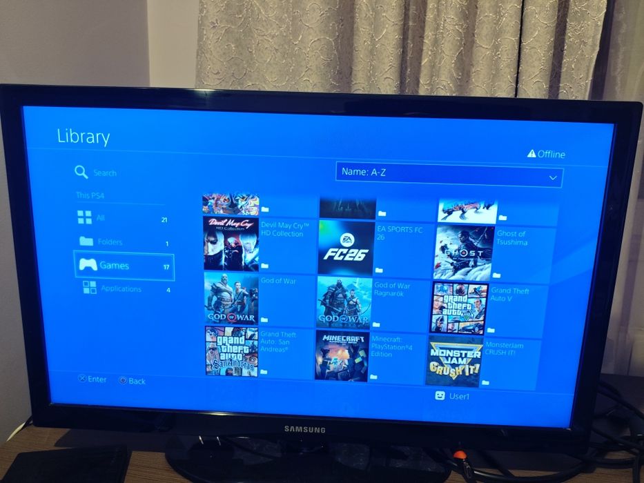 PS4 Playstation 4 Modat Fc26 Gta Gow Bloodborne Minecraft Dmc Tsushima