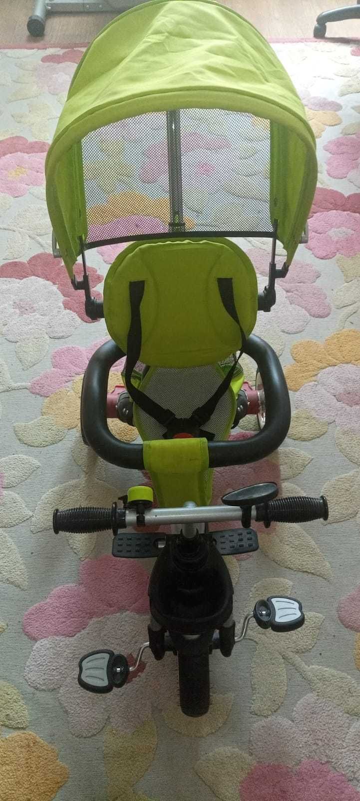 Трехколесный Велосипед-Коляска Sweet Baby  Green