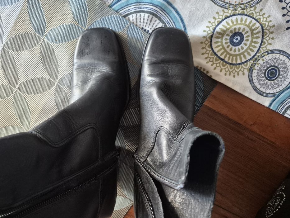 Боти естествена кожа