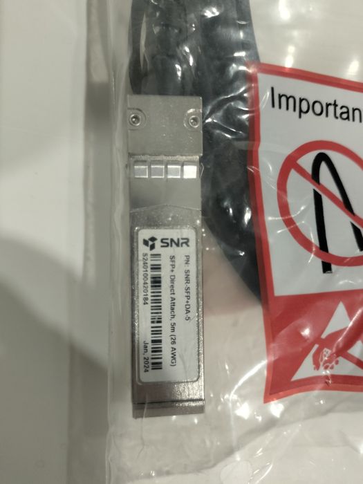 SFP+ Direct Attach 5m (DAC-кабель)
SFP+ Direct Attach 5m (DAC-кабель)S