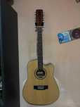 Chitara electro acustica cu 12 corzi Harley Benton D200CE-12NT