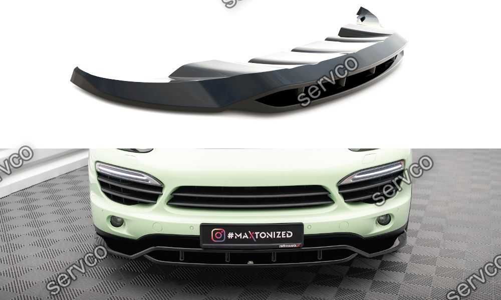 Prelungire bara fata Porsche Cayenne Mk2 2010-2014 v1 - Maxton Design