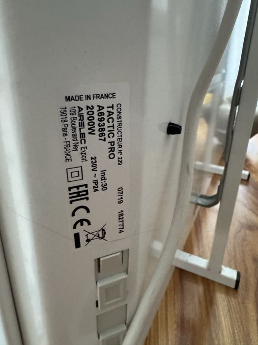 2 бр. Конвектори Airlec Tactic pro 2000W и 2500W