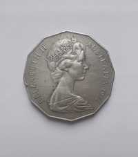 Monedă 50 cenți Australia 1971