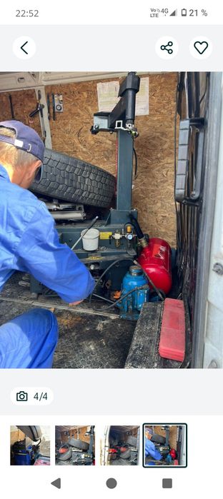 Vulcanizare mobila non stop camioane și autoturisme