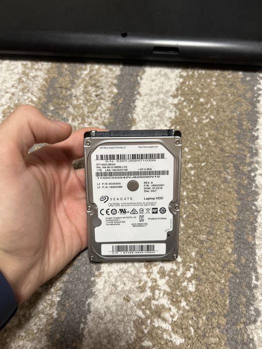 Hard disk laptop