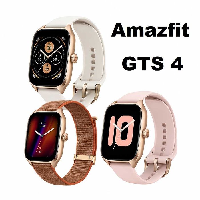 Смарт-часы Amazfit GTS 4 Global Пульс, Стресс, Сон. Есть доставка