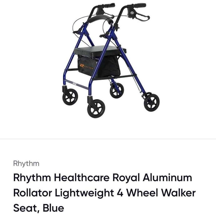 Алуминиев ролатор Rhythm Healthcare – нов, неизползван, в кутия