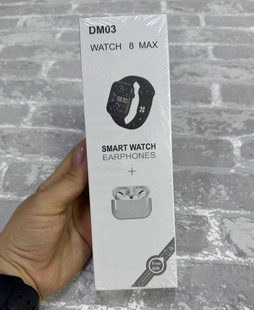 Смарт часы Apple Watch DM04 (8 серия ) черный