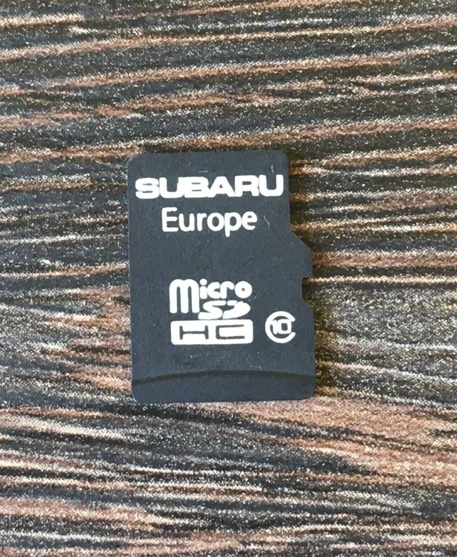2024 Subaru Навигационна Micro Sd Card GEN2 Map Europe РУСИЯ Карта
