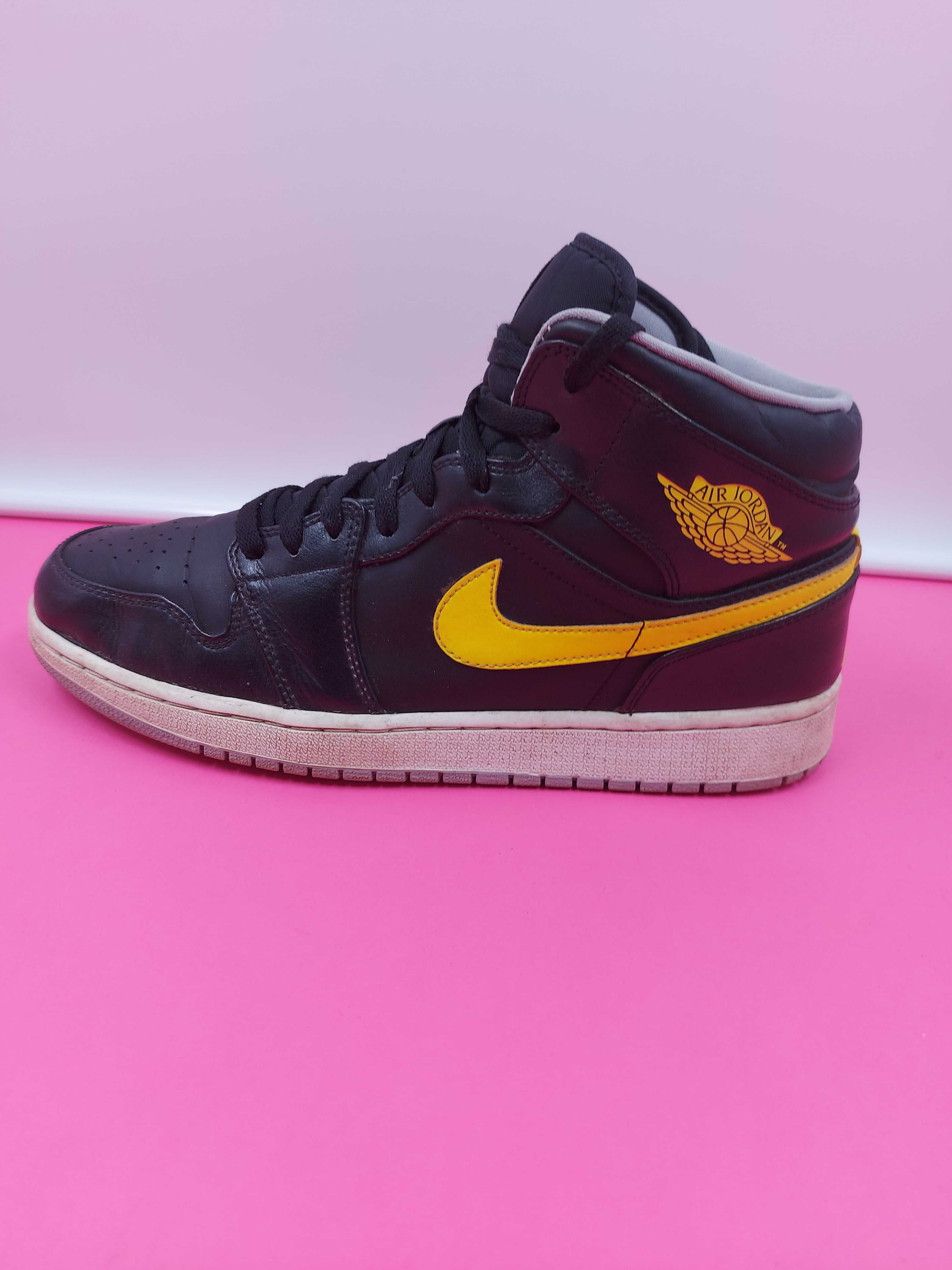 Air Jordan 1 Mid Yelow номер 46 Оригинални мъжки кецове