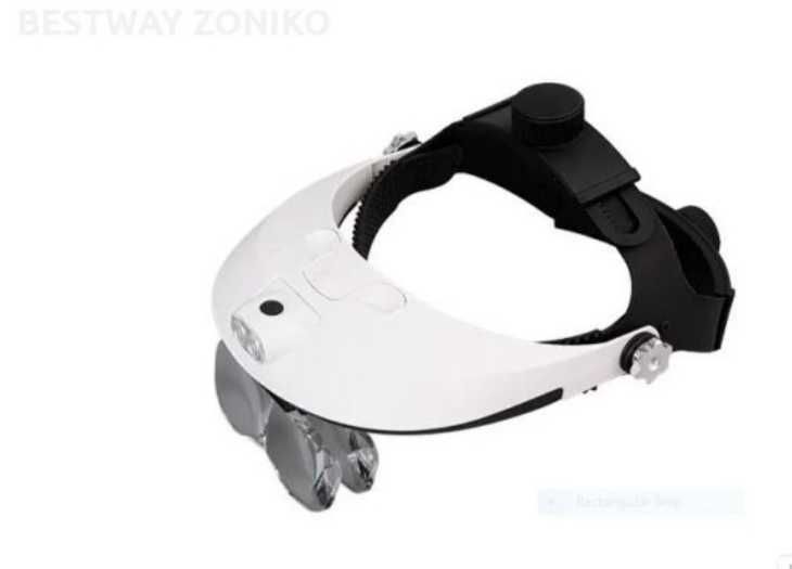 Лупа за глва със сенник за четене, татуиране, шиене и др MG81001-G/H