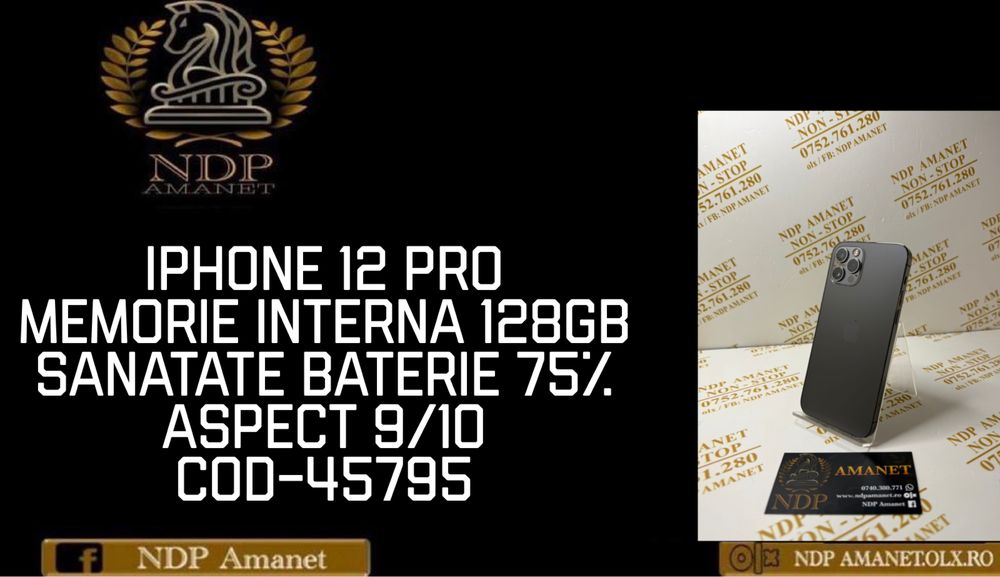 NDP Amanet Braila Iphone 12 Pro(45795)