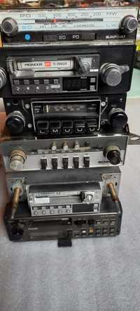 Radio casetofon auto profesionale, vechi de colecție