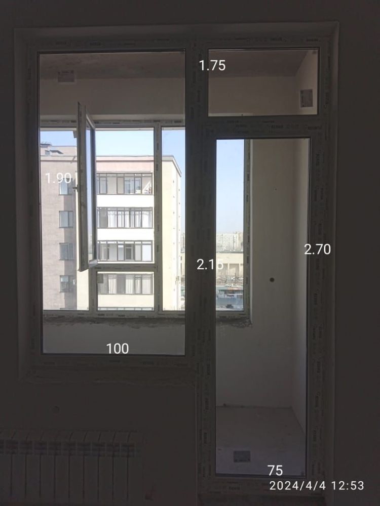 Пластиковое окно балконное