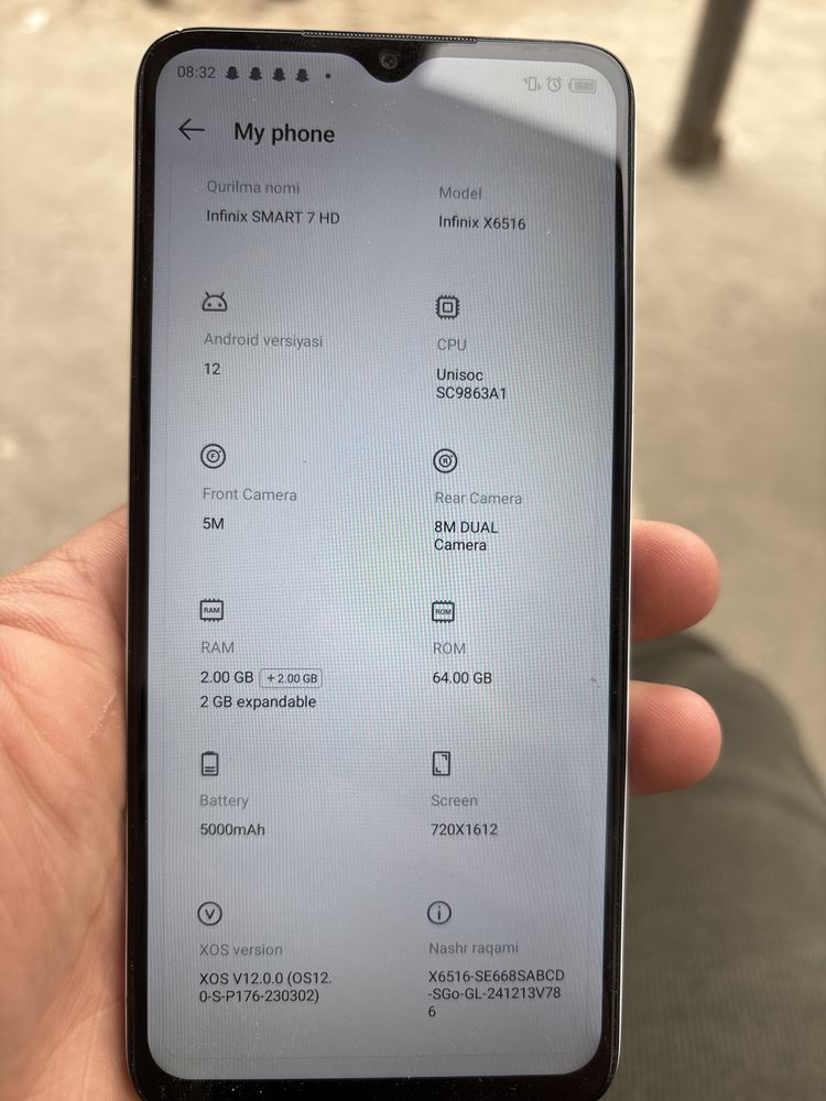 Infinix SMART 7 HD 2024