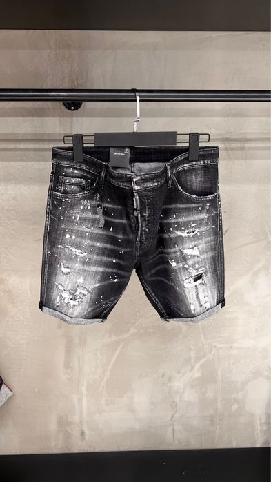 Blugi scurti dsquared 2 negrii lichidare