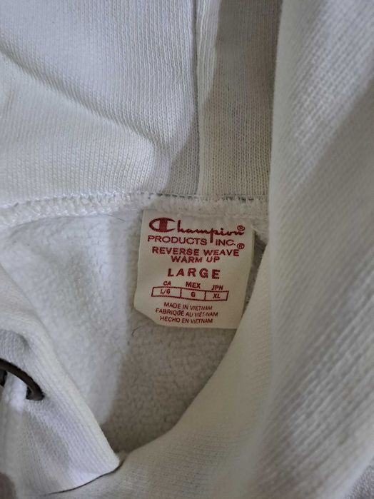 Hanorac Champion Alb L