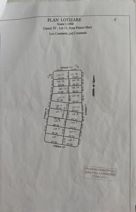 Oportunitate investiție , Teren intravilan Palazu mare careul 4
