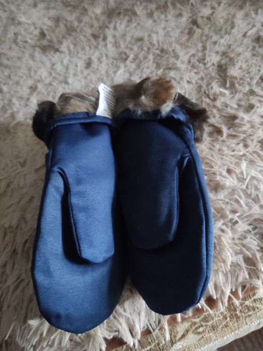 Рукавицы на натуральном меху