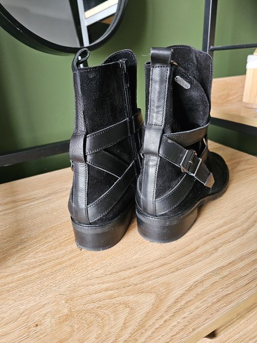 Боти  естествен велур pepe jeans