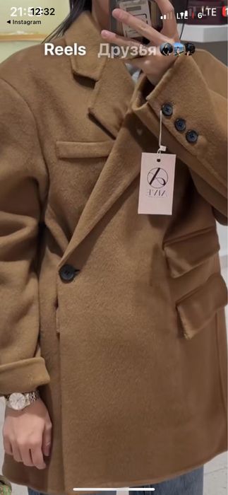Продам пальто из шерсти размер стандарт теплое