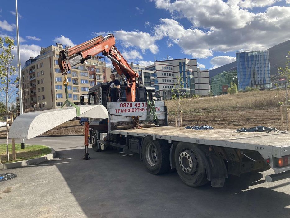 Камион с кран,автокран услуги,транспортни услуги