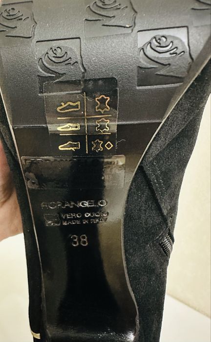 Продам сапоги зимние женские Итальянские натуральный замш