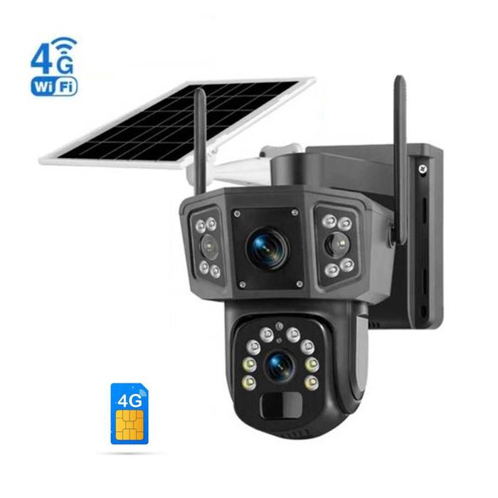4G Соларна камера SIM Robot Dual Lense IPC-V380-P3 + SD
