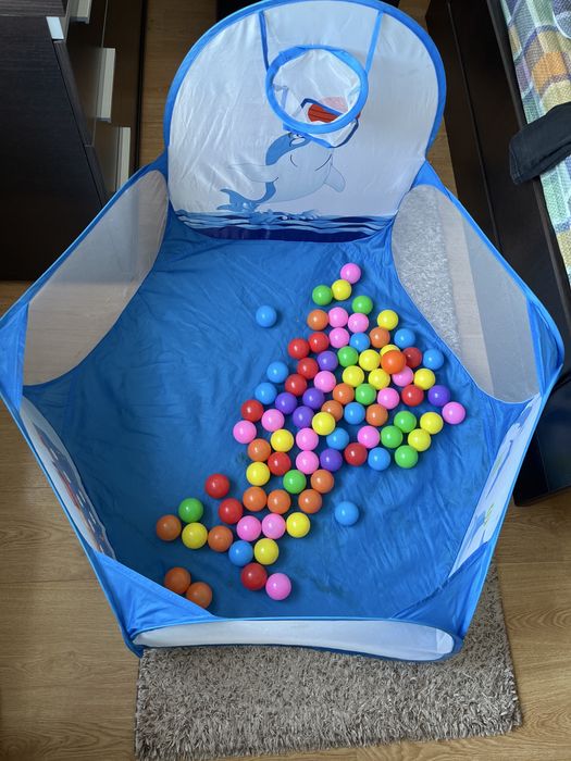 Tarc cu bilute plastic copii joaca