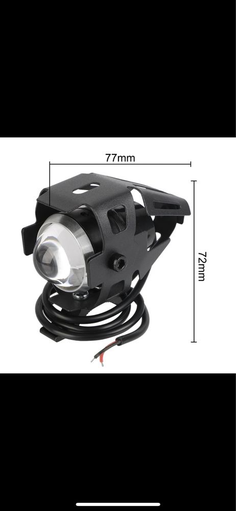 Proiectoare Moto LED 3 faze Atv, scooter, trotineta 12V