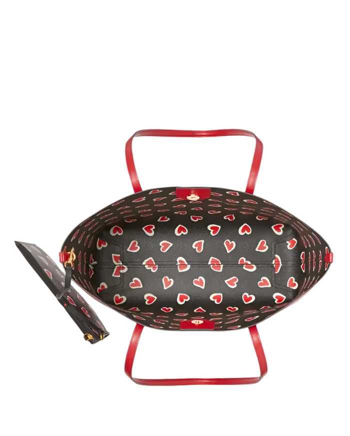 НОВО! KATE SPADE Bleecker Stencil Hearts Pop