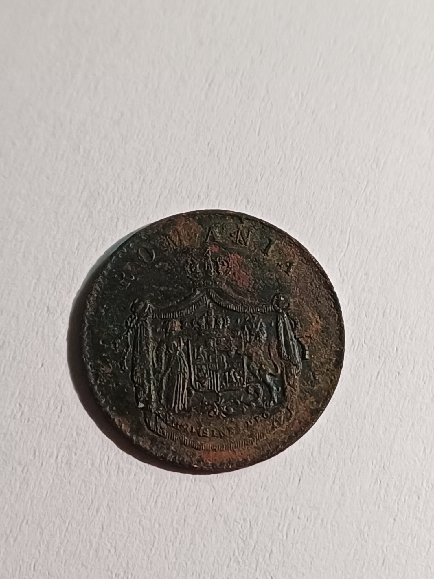 Moneda 1 Banu 1867