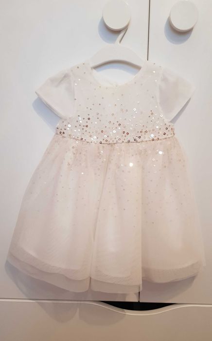Официална рокля за бебе, размер 80, 12месеца
