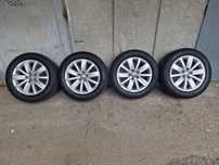 Jante originale volkswagen pe 16 cu anvelope ,model highline 5x112